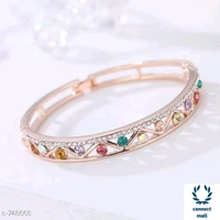 Fancy Standard Copper Bracelets - Free Size, Copper, Charm Bracellet, 2 Pieces of 1 Pack